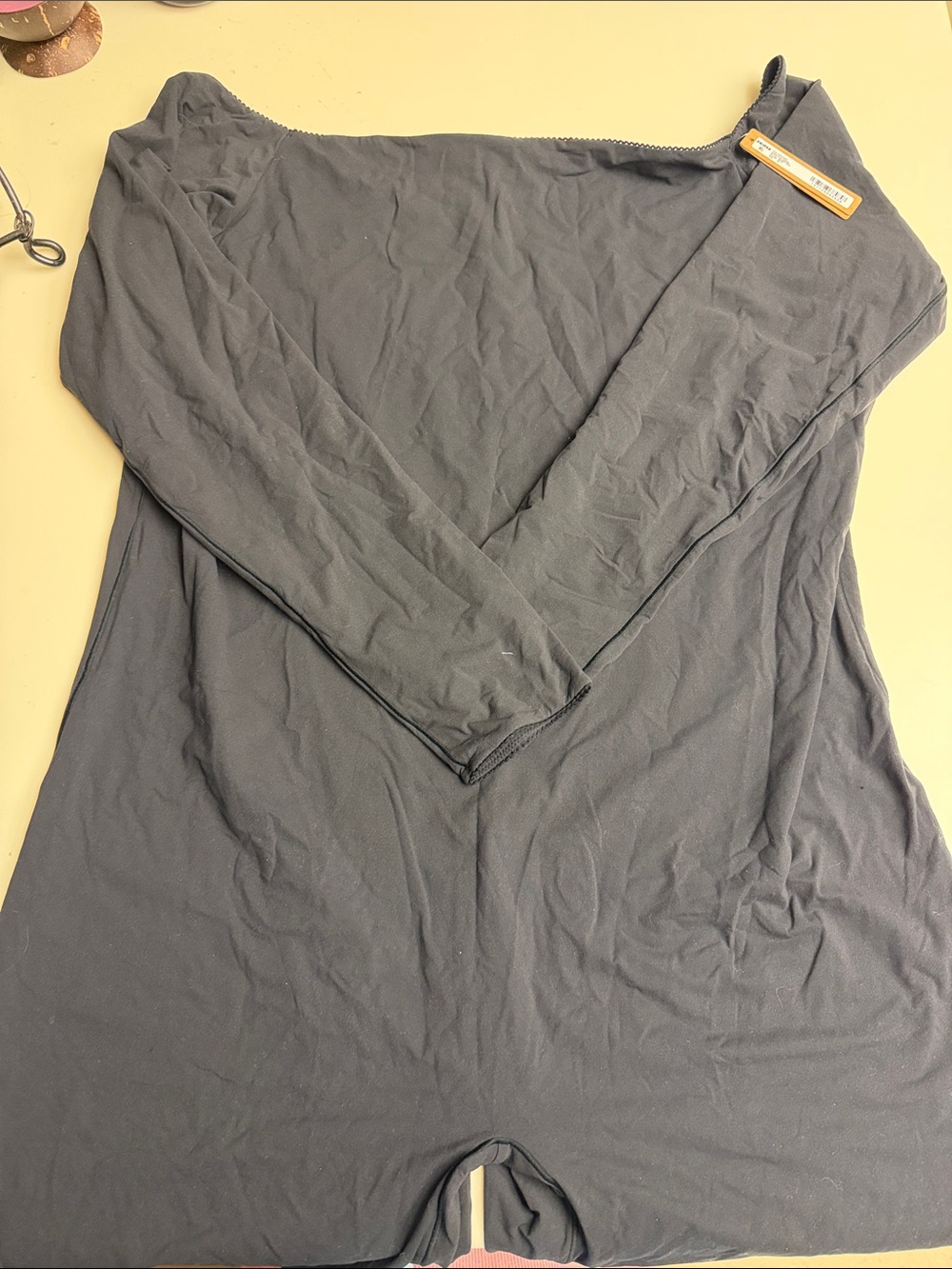 SKIMS Fits Everybody Romper in Onyx 4X